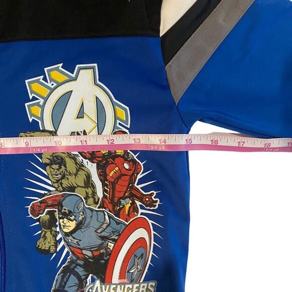 Marvel Avengers Character Blue Jacket Sz 6 (kids) - Picture 4 of 6